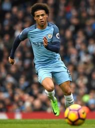 MANCHESTER, ENGLAND - FEBRUARY 05:  Leroy Sane of Manchester City in action during the Premier League match between Manchester City and Swansea City at Etihad Stadium on February 5, 2017 in Manchester, England.  (Photo by Stu Forster/Getty Images)